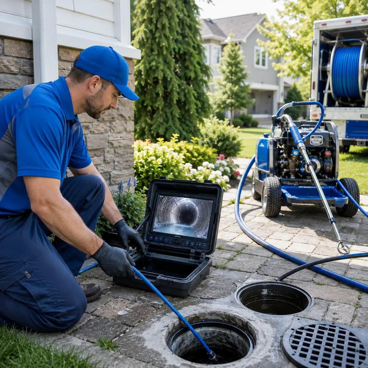 Outdoor drain cleaning professionals serving Gallitzin, PA